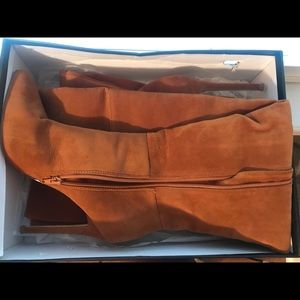 Chestnut Camel Tan thigh boots